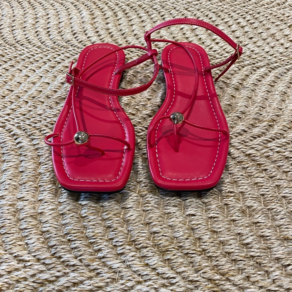 Red Sandals